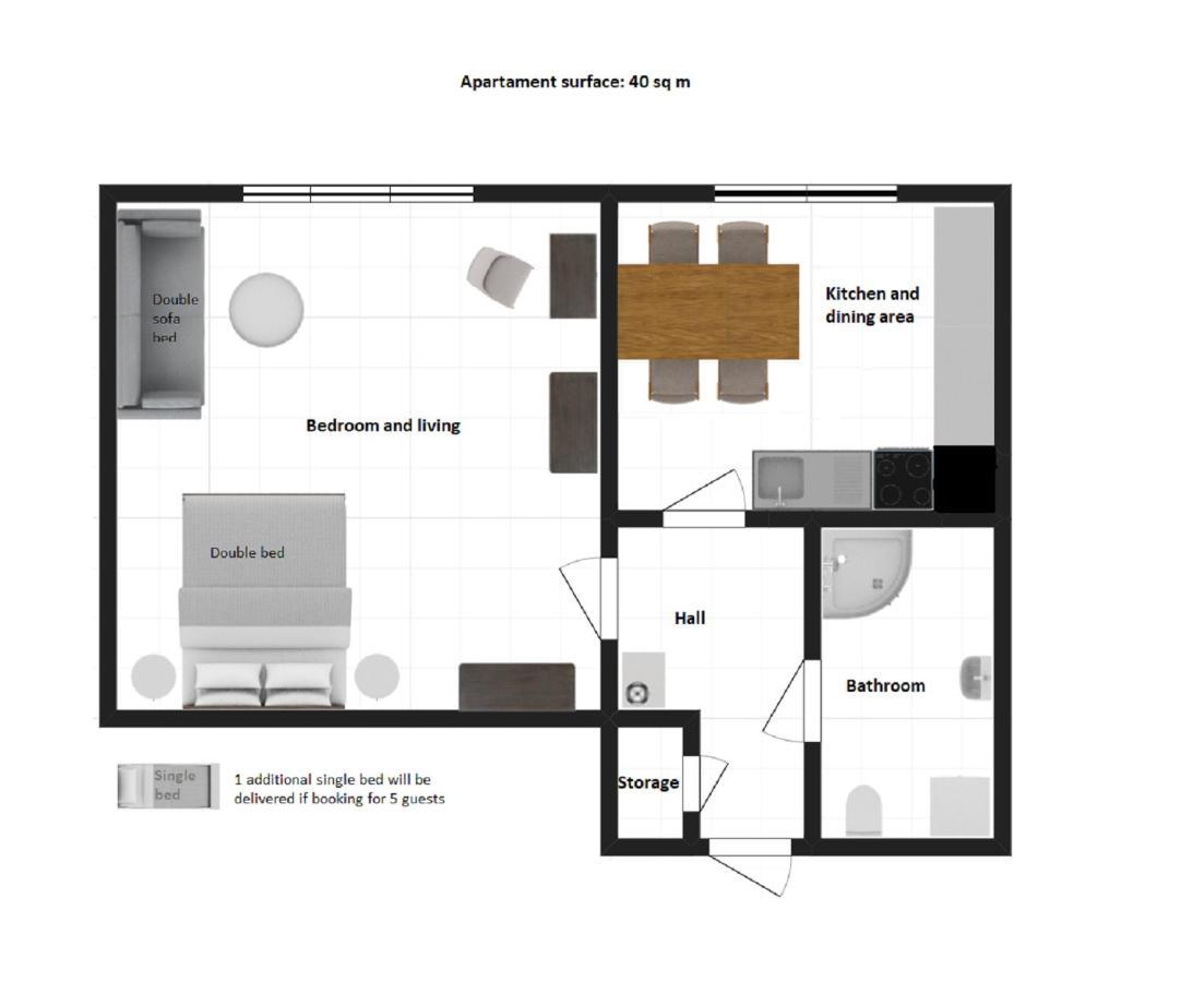 Modern Apartments 크라쿠프 외부 사진
